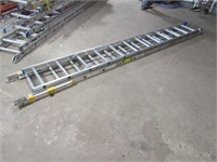 werner 24 ft everlevel aluminum ext. ladder