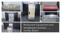Restaurant Equipment and Smallware's Auction