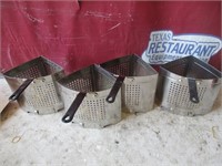 Bid X 4: Pot Fryer Baskets