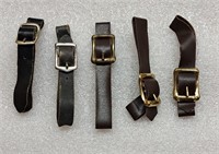 5 Leather Watch Fob Straps