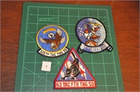 Patch Lot 325th, 63rd, 309th Tac Ftr Sq USAF Milit