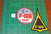 F-106 triangle; F-106 Dart 1970s USAF Military Pat