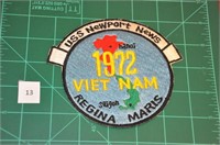 USS Newport News Regina Maris 1972 Vietnam USN Pat