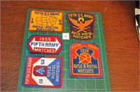Fifth Army shooting patches 50s-60s Military