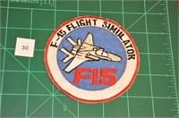 F-15 Flight Simulator F-15 USAF Military Patch 198