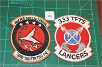 72nd Tac Ftr Tng Sq; 333 TFTS 1980s Military Patch