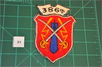 386 Fighter Bomber Sq USAF Military Patch 1960s