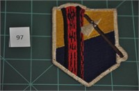 Tomahawk in tree 16th FIS USAF Military Patch 1960