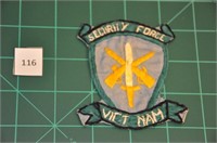 Security Force Vietnam US Military Patch Vietnam E