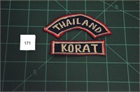 Thailand & Korat tabs Military Patch Vietnam