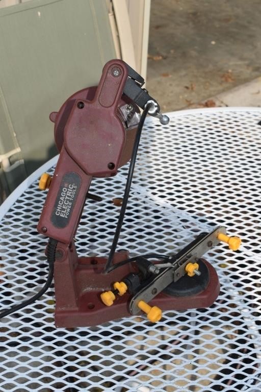 Chicago Electric 68221 chainsaw sharpener; as is