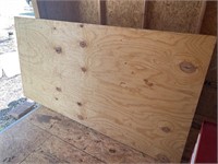 4 x 8, 3/4inch plywood