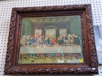 Vintage Religious Last Supper Picture