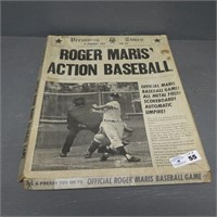 1962 Roger Maris Tin Litho Baseball Game w/ Box