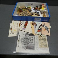 1960's Bird Picture Cards - Advtgs. - Toys - Etc