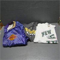 Vintage Lakers Jacket - Jets & Brewers Shirts