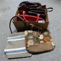 Box Lot of Handbags & Purses