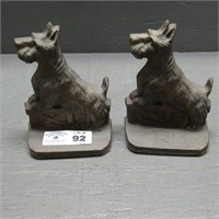 Metal Scotty Dog Bookends