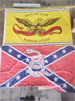 Don't Tread on Me & Welcom Home Gadsen/Flags