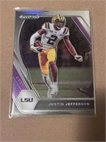 Justin Jefferson Prizm Draft Picks Card