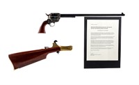 Uberti 1873 Buckhorn Buntline .44 Mag SA Revolver