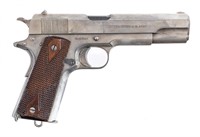 Cadmium Plated Colt 1911 USMC .45 Semi Auto Pistol