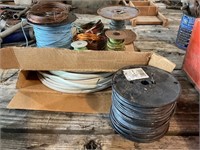 Box of 12-2 wire, and other copper wire spools