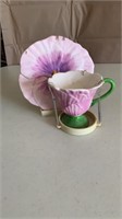 Telaflora Flower Teacup and Saucer