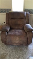 Brown pleather Rocking Chair