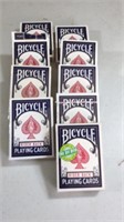 9 Bicycle playing cards