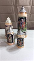 4 beer stein made in Germany