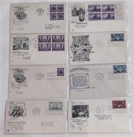 Lot Of 15 First Day Issue Covers 1946-1948