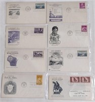 Lot Of 15 1948-1950 First Day Issue Covers