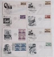 Lot Of 15 1956 First Day Issue Covers