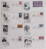 Lot Of 15 1956-1957 First Day Issue Covers
