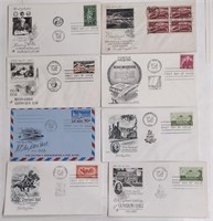 Lot Of 15 1958 First Day Issue Covers