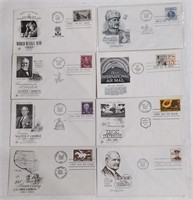 Lot Of 15 1960-1962 First Day Issue Covers