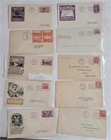 Lot of 10 First Day Covers 1929-1936