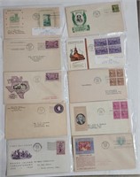 Lot of 10 First Day Covers 1936-1939