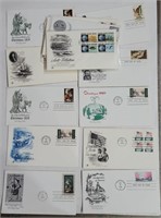 Lot of 20 FIrst Day Covers 1969-1972