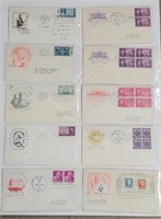 Lot of 10 FIrst Day Covers 1946-1948