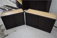 2 Upper Cabinets w/ 2 Doors