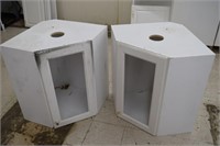 2 Upper Cabinets w/ Doors