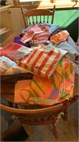 Bundle of Fabrics and Quilting Books