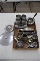 Metal Cups / Stainer / Tray