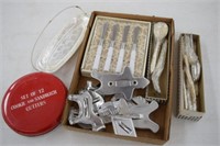 Silver Plate Utensils / Cookie Cutters