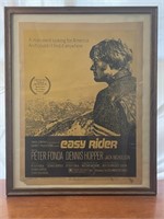Easy Rider Movie poster w/ frame