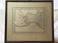 Antique Map Northwestern America