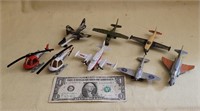 Matchbox-6 Planes-2 Helicopters