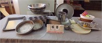 Bakeware and Mixing Bowls, Etc.